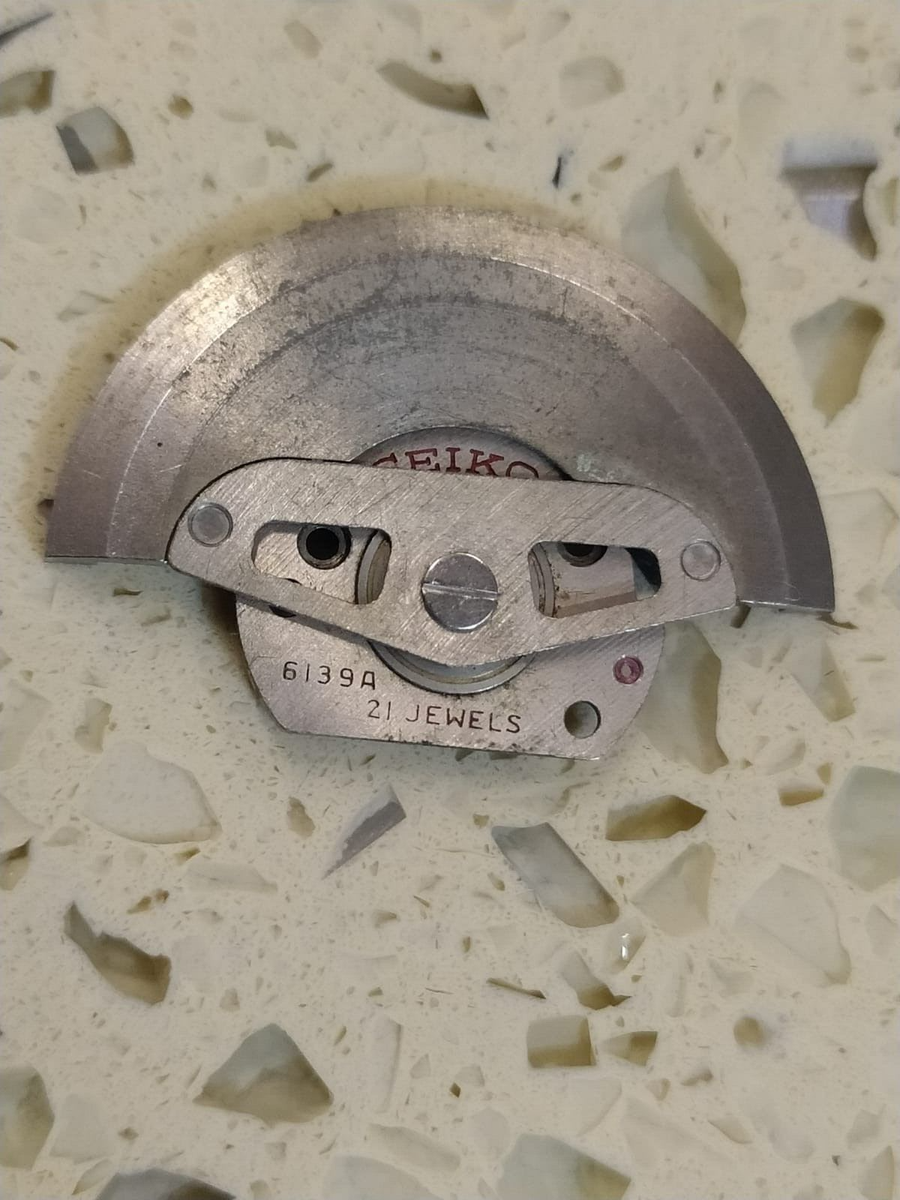Seiko 6139A 21J framework Rotor with automatic device ball bearing