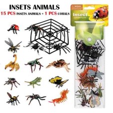 15Pcs Simulation Insect PVC Models Cognition Educational Toy Kid Children Gifts