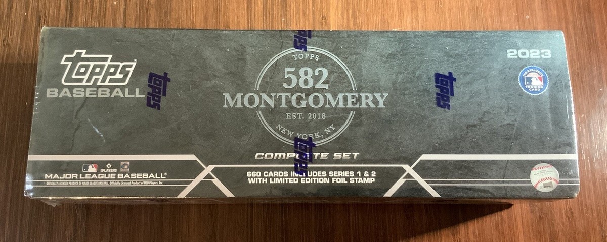 2023 Topps Baseball 582 Montgomery Club Complete Set Factory