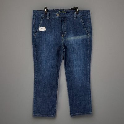 Gloria Vanderbilt Womens Jeans Sz 20W Blue Stretch Flatter Yourself Straight Leg