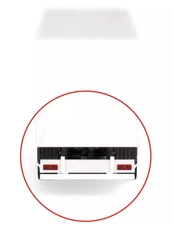 1/87 Scale Miniature Rear Bumper Set Schmitz White Diecast Parts Lot of 8