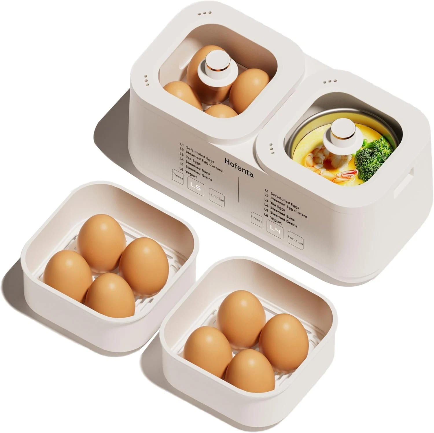 Rapid Electric Egg Cooker for Hard Boiled Eggs, 16 Eggs Capacity Egg Boiler with
Opens in a new wind