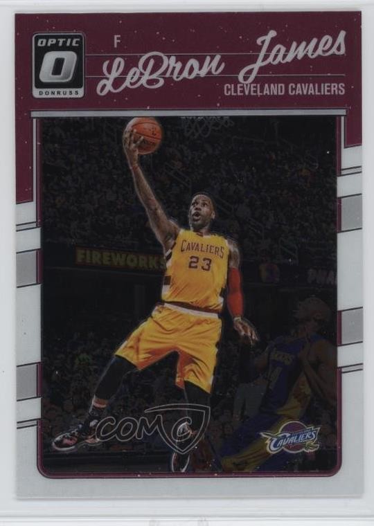 2016 Panini Donruss Optic Kobe Bryant LeBron James ( in Background) #15 HOF 1f6e