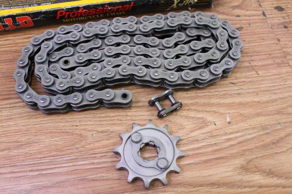 Yamaha Big Wheel 200 Bw200 1985 basculante/brazo oscilante amortiguadores piñones de cadena Foto 4 de 4