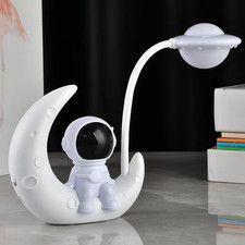 Creative Led Astronaut Night Light Bedside Deco Table Reading Lamp for Bedroom C