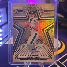 2024 Panini Rookies & Stars Jordan Travis #160 Jets Rookie Auto Orange /299