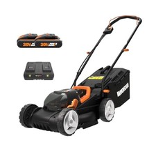 Image of Worx WG779E.2 40V 34cm Cordless Lawnmower, ideal for Gardens up to 230㎡