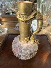 Antique Royal Doulton Burslem Ewer With Dragon Handle