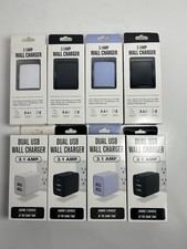 Lot Of 8 Dual USB 2-Port 3.1 Amp Wall Charger Brand New Sealed