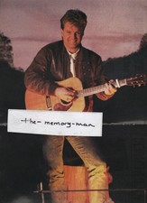 Ricky Skaggs 1990 Picture Centerfold Poster Clipping Page Levi's Jeans print ad