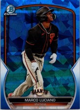 2023 Bowman Chrome Sapphire - Marco Luciano #BCP-176 - Giants