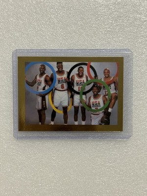 1992 Dream Team USA Olympic Basketball Going For The Gold Michael Jordan Magic