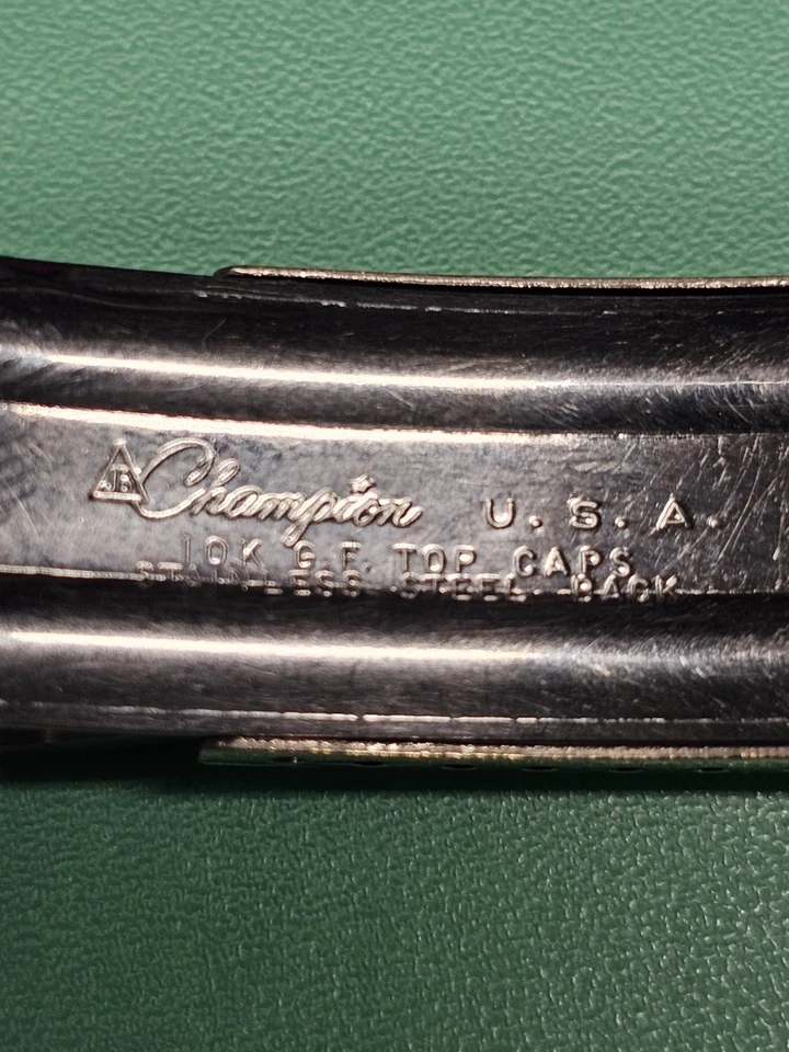 RELOJ PULSERA JB CHAMPION CON CIERRE TRIPLE S.S. CON 10K G.F. Foto 4 de 4