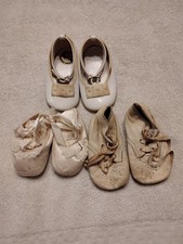 Vintage Baby Shoe Lot Of 3 Mixed Sizes Looks