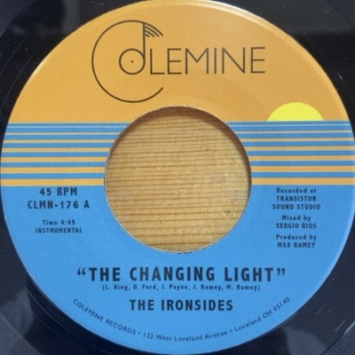 The Ironsides Changing Light 7'' US 2022 Colemine vinyl record used