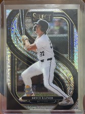 2025 Panini Select Bryce Rainer #126 Mojo Premier Refractor /4