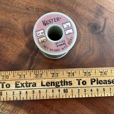 Kester Solder Alloy SN/60 DIA .031 QQ-S-571 W-RA-P2