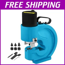 Heavy-Duty Hole Puncher 35T - Stainless Steel, Iron, Copper