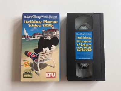Walt Disney World Resort Holiday Planer Video 1998 Vhs