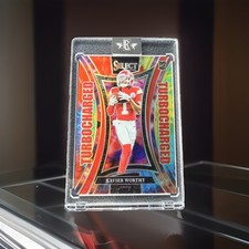 2024 Panini Select Turbocharged Xavier Worthy #14 Tie-Dye Prizm /25 (RC)