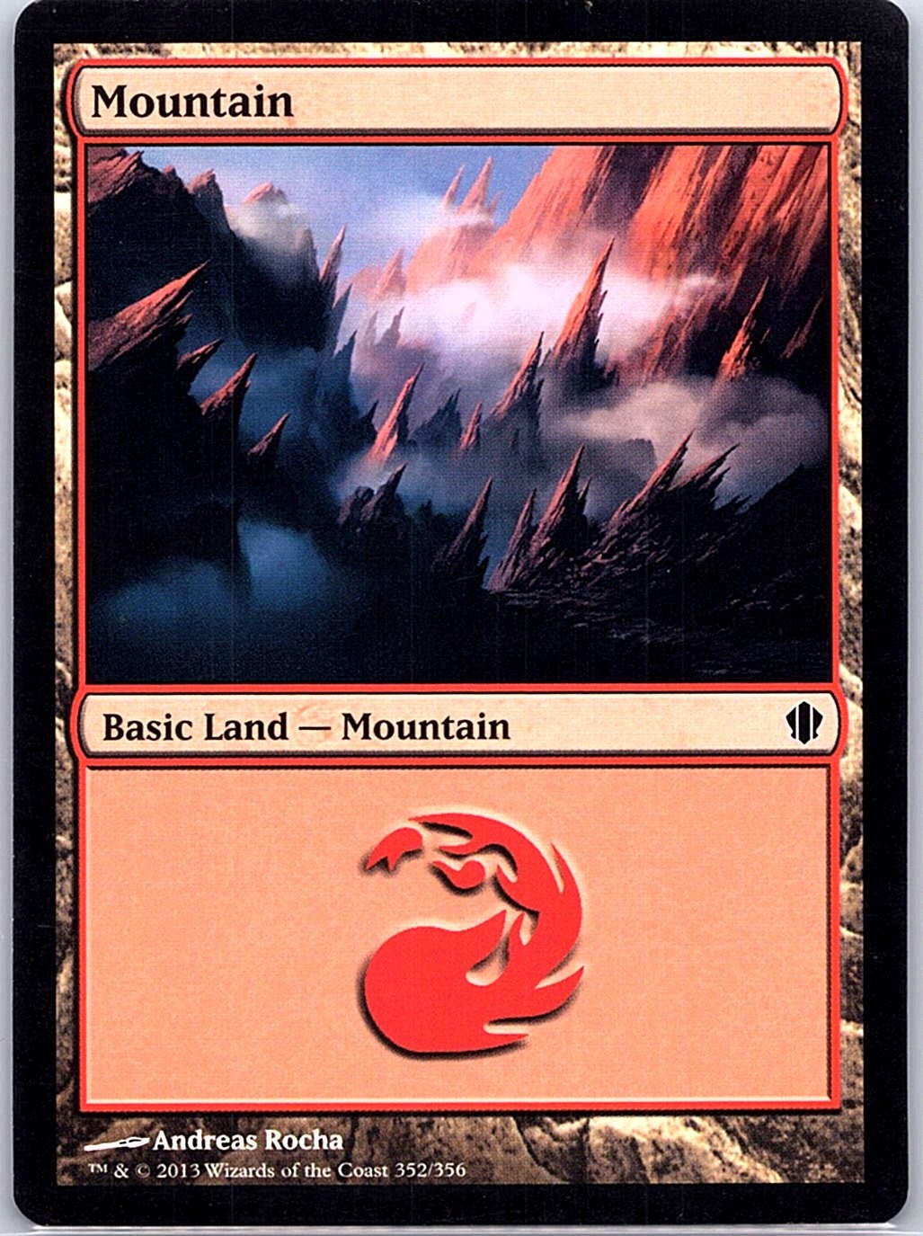 Mountain 333 Commander 2014 - Magic The Gathering MTG - NM