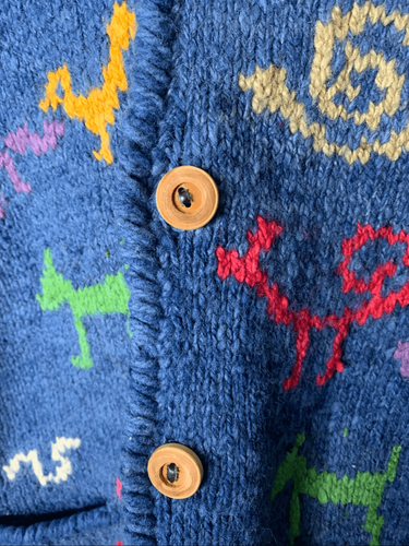 Amano Wool Sweater Cardigan Bolivia - Afbeelding 4 van 4