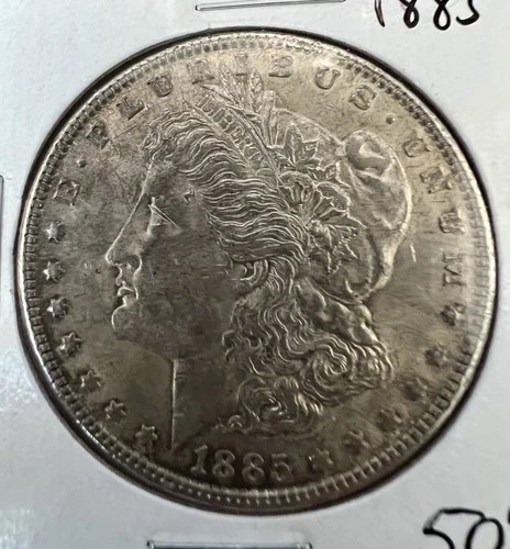 1885 Morgan Silver Dollar - Fineness .90 - BU+++ Condition