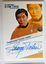 Rittenhouse Quotable Star Trek TOS George Takei Sulu Autograph Card QA3