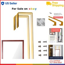Heavy Duty Over-The-Door Mirror Hanger Set 20 Inch Adjustable Supports 25lb