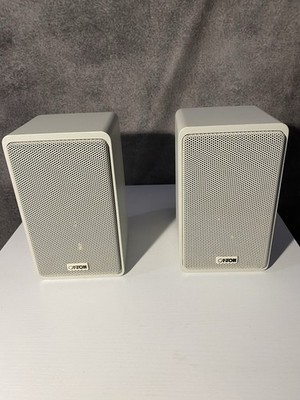 Canton Plus S Speakers Tested Working w/ Factory Wall Mounts West Germany 70W