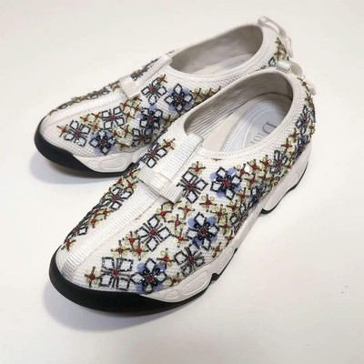 Christian Dior Sneaker Fusion 35 22,5 cm Weiß Casual Style