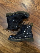 Dr. Martens Toddler Girls Size 9 1460T Glitter Combat Boots