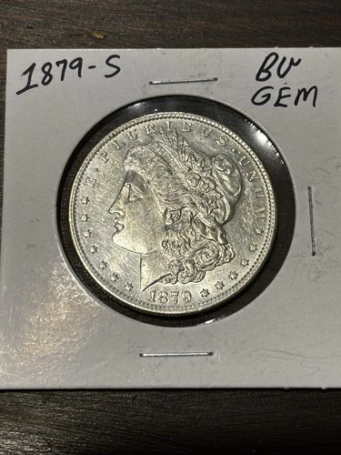 1879-S MORGAN SILVER DOLLAR ✪ BEAUTIFUL COIN ✪ BU GEM ✪ 90% SILVER COIN