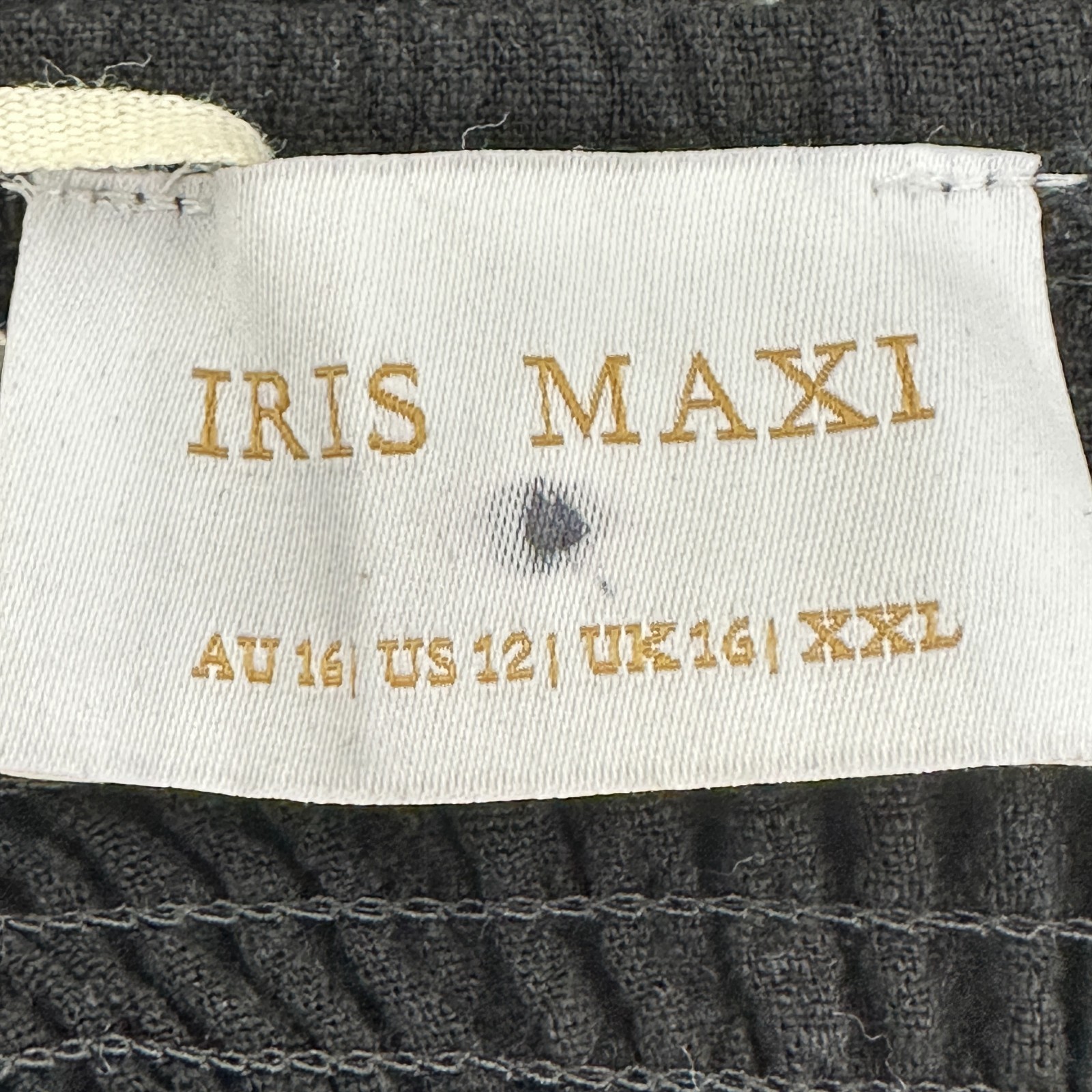Iris Maxi Jump Suit Women AU 16 Black Belted Linen Blend NEW image 3