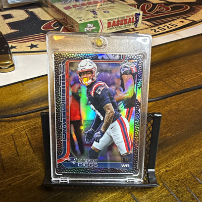 2025  Topps Chrome black lava  #205 Stefon Diggs New England Patriots /10!!