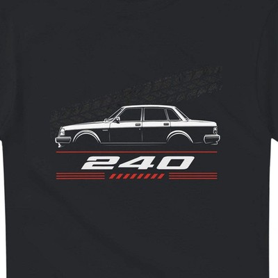 Für Fans des Volvo 240 Automotive Grafik T-Shirt Oldtimer Tee Geschenkidee!