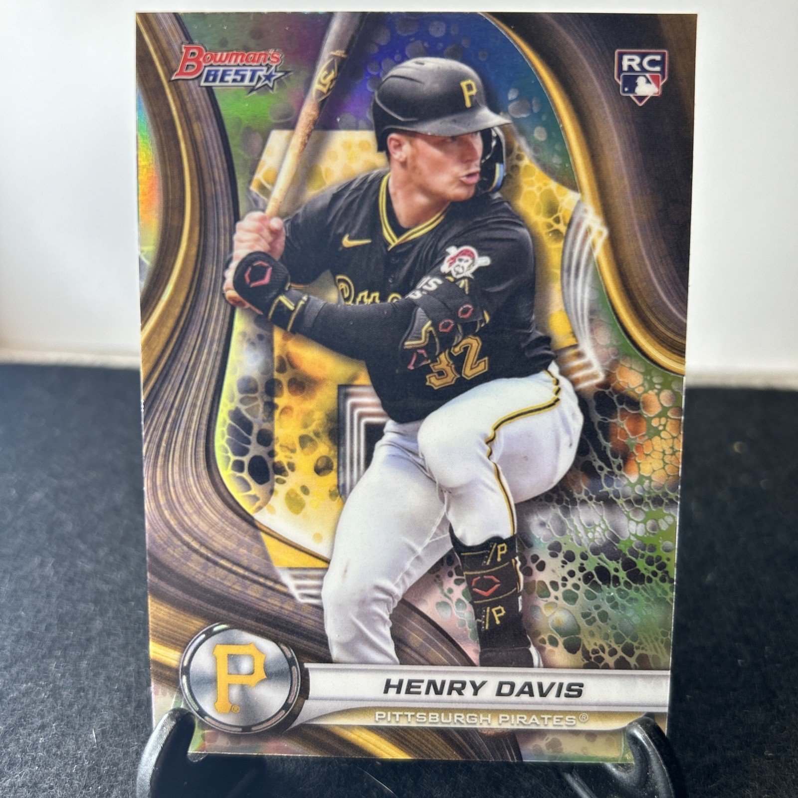 2024 Bowmans Best Refractor #50 Henry Davis RC (PIRATES) !!