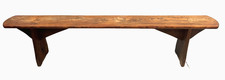 Banc pour table de ferme en orme massif XX siècle