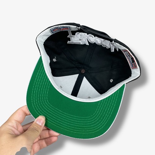 Vintage Sports Specialties Atlanta Falcons Snapback Black Gray Logo Back Script - Picture 5 of 7