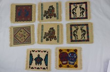 Southwest Style Cotton Coasters, Various Desi...