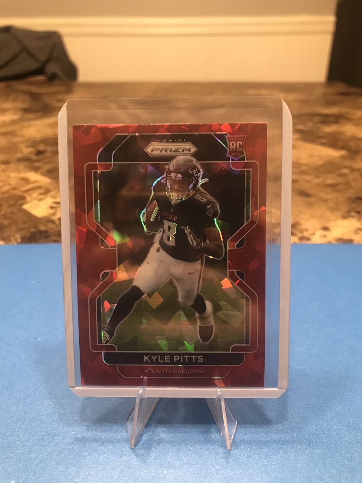 KYLE PITTS 2021 Panini Prizm Rookie RC #341 Red Cracked Ice Falcons COLOR MATCH
