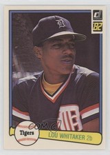 1982 Donruss Lou Whitaker #454 0uf1