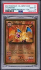 2021 POKEMON CELEBRATIONS ULTRA-PREMIUM COLLECTION METAL #4 CHARIZARD PSA 10