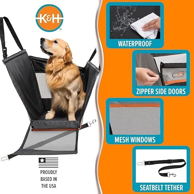 K&H Pet Products Buckle N Go Dog Car Seat for Large Dogs, 21 X 19 X 19in - Image 4 of 4