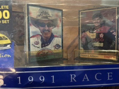 1991 Traks NASCAR Race Cards Premier Edition Complete 200 Card Set NEW  - Sealed
