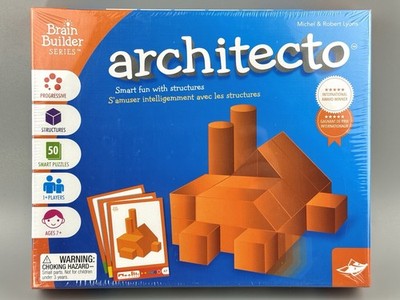 Architecto Brain Builder Series 50 Smart Puzzles (FoxMind, 2021) Geometry - NEW