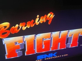Burning Fight Neo Geo AES ROM Japan Import NTSC-J SNK Tested Working