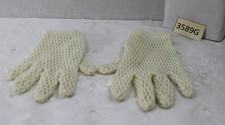 VINTAGE 1950'S DRESS SMALL GIRLS MESH/SEE THROUGH CLOTH GLOVES