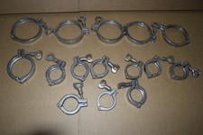 Lote de 3" y 1 3/4" 304 abrazaderas de alta presión sin soporte para destilación de cerveza