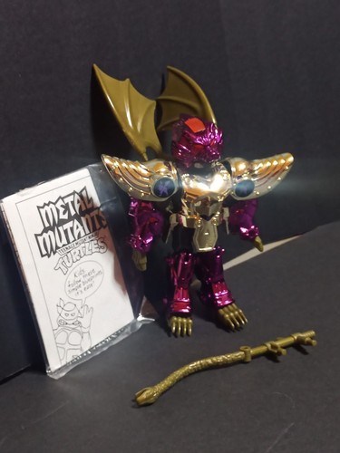 TMNT Metal Mutants Turtles Donatello 1995 Complete Lion Spirit Armor Vintage